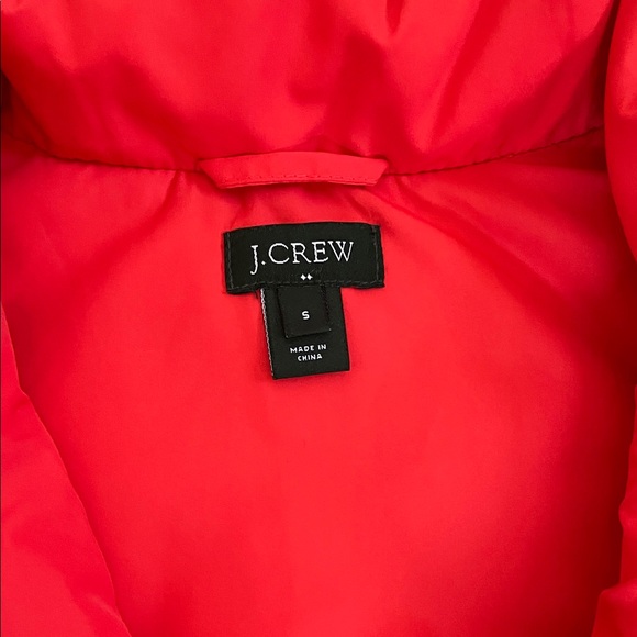 J. Crew Excursion Red Quilted Down Puffer Vest - Picture 4 of 9